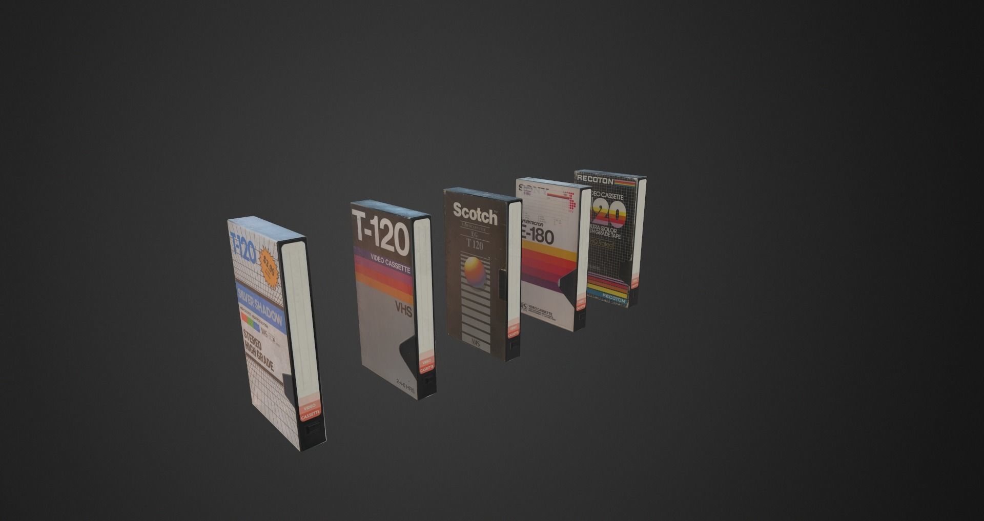 Low-Poly 80s Room 2 Low-poly 3D model_41