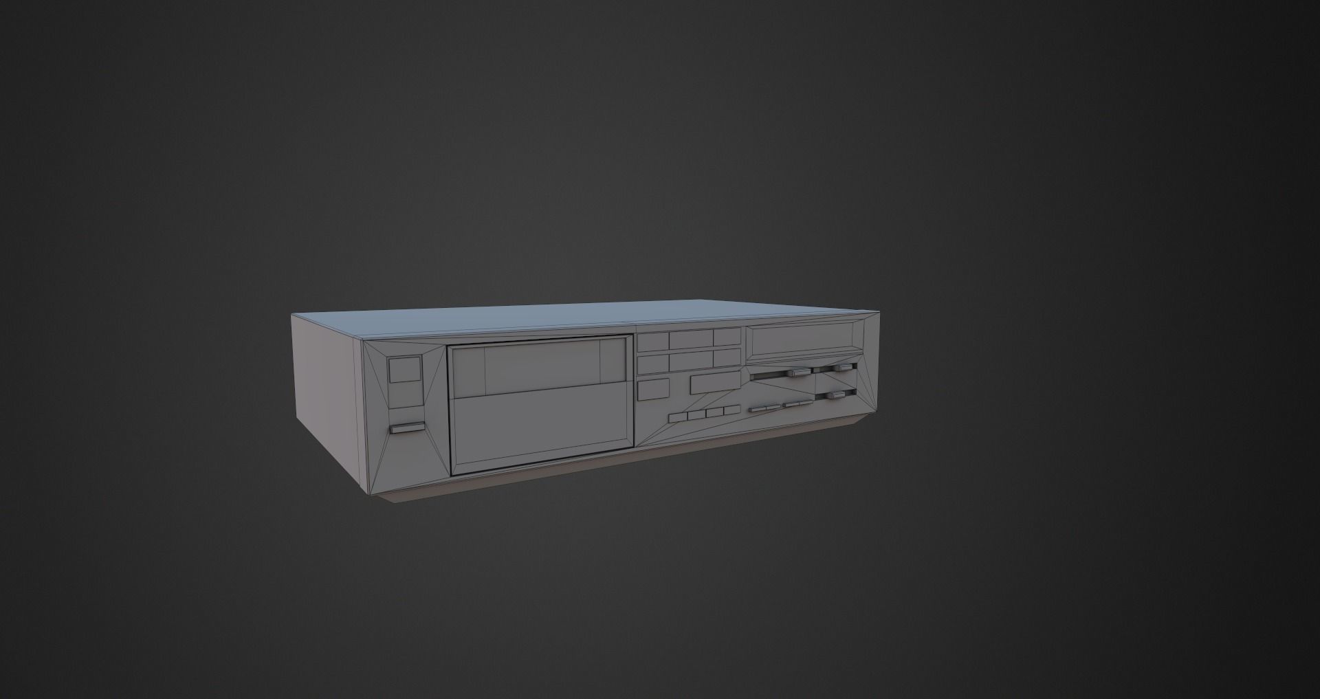 Low-Poly 80s Room 2 Low-poly 3D model_6