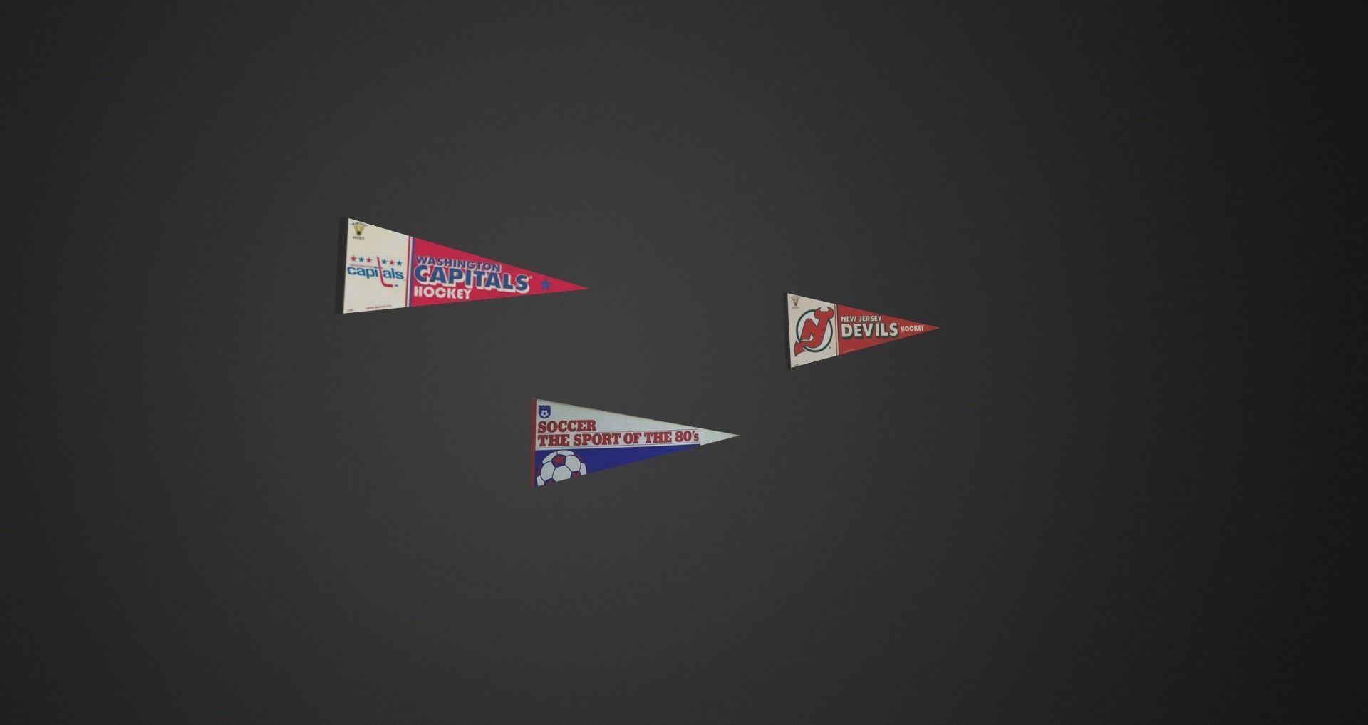 Low-Poly 80s Room 2 Low-poly 3D model_19