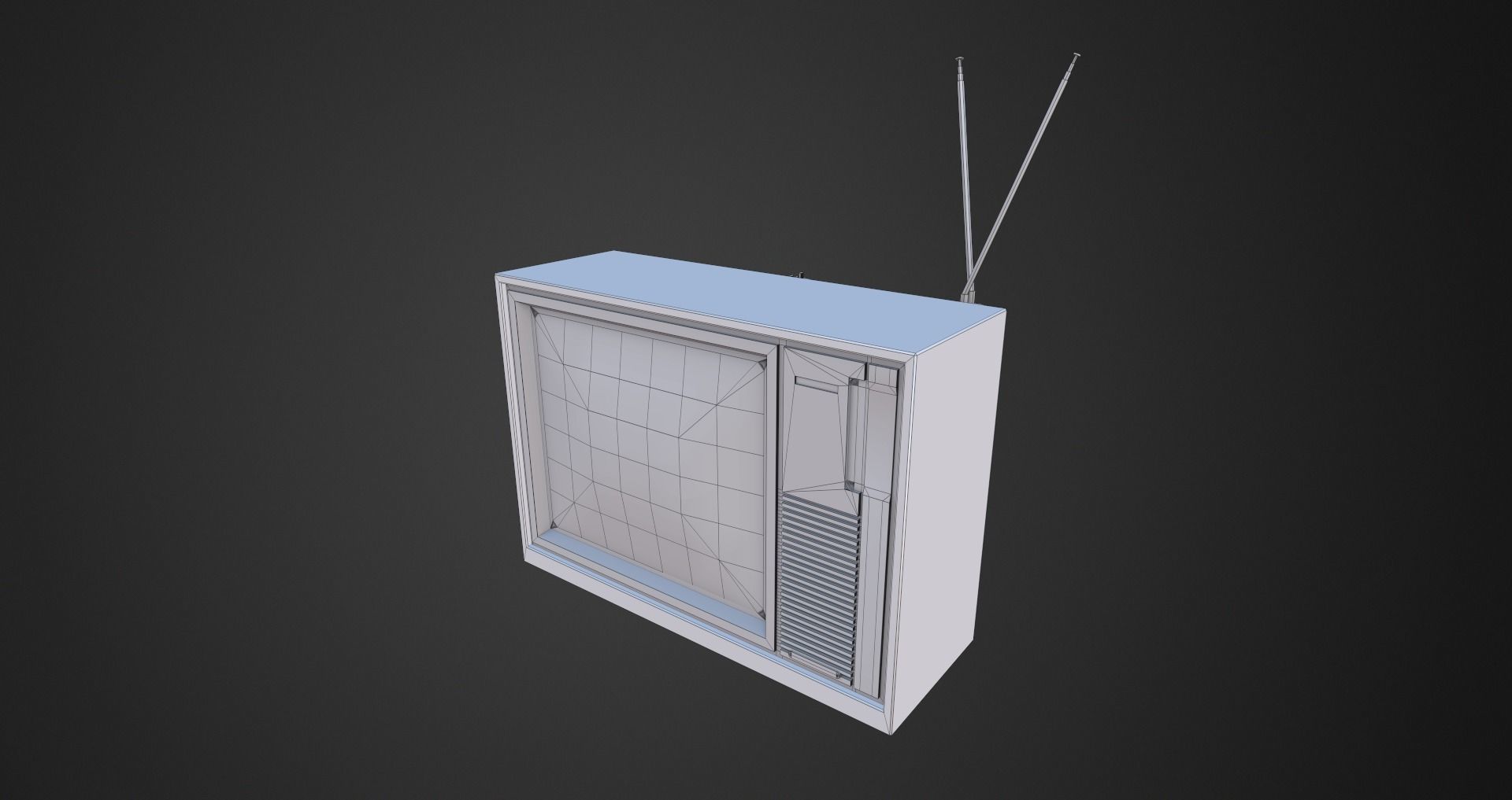 Low-Poly 80s Room 2 Low-poly 3D model_34