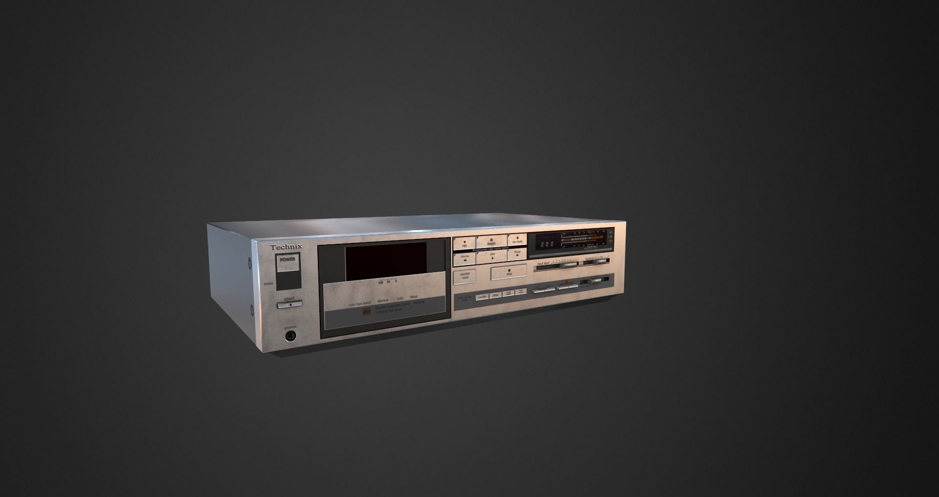 Low-Poly 80s Room 2 Low-poly 3D model_5