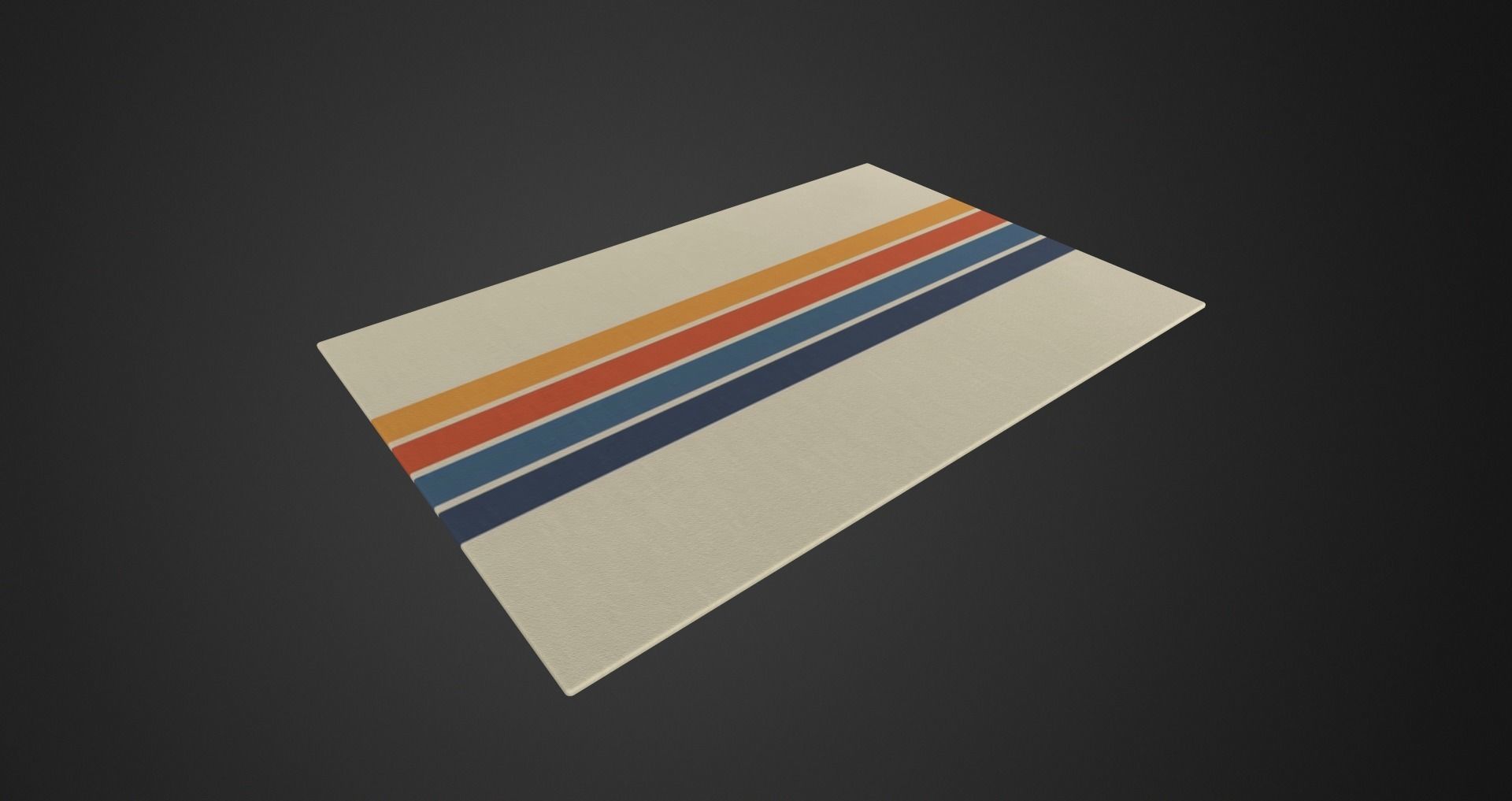 Low-Poly 80s Room 2 Low-poly 3D model_1