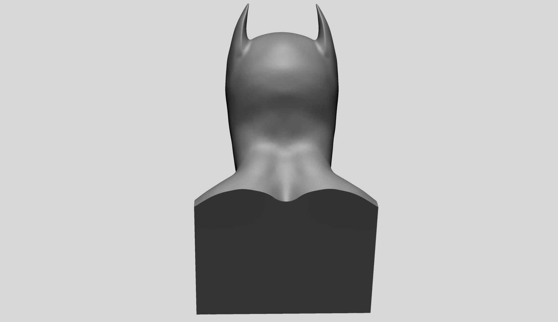 Batman Bust A 3D print model_4