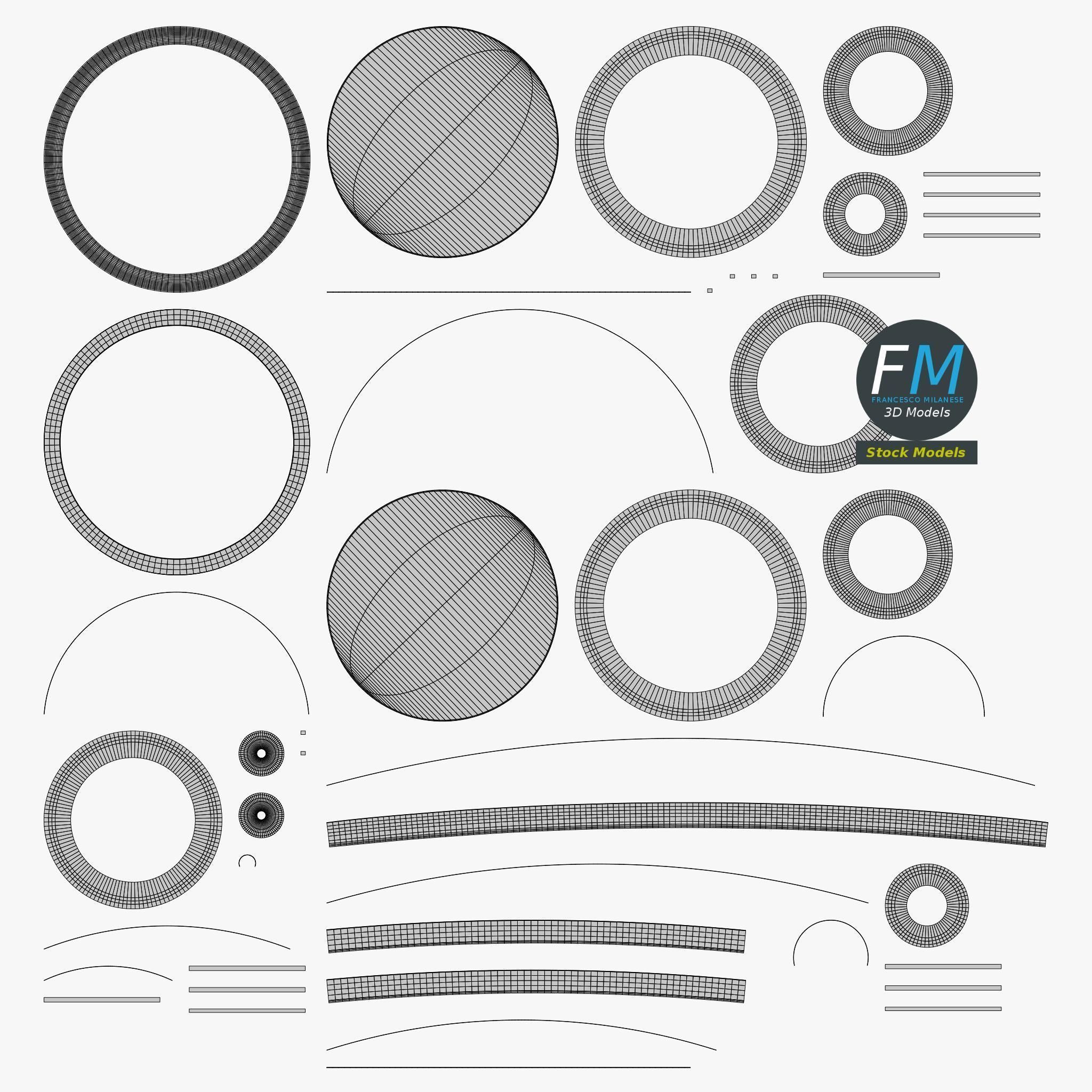 Round air vent 3D model_11