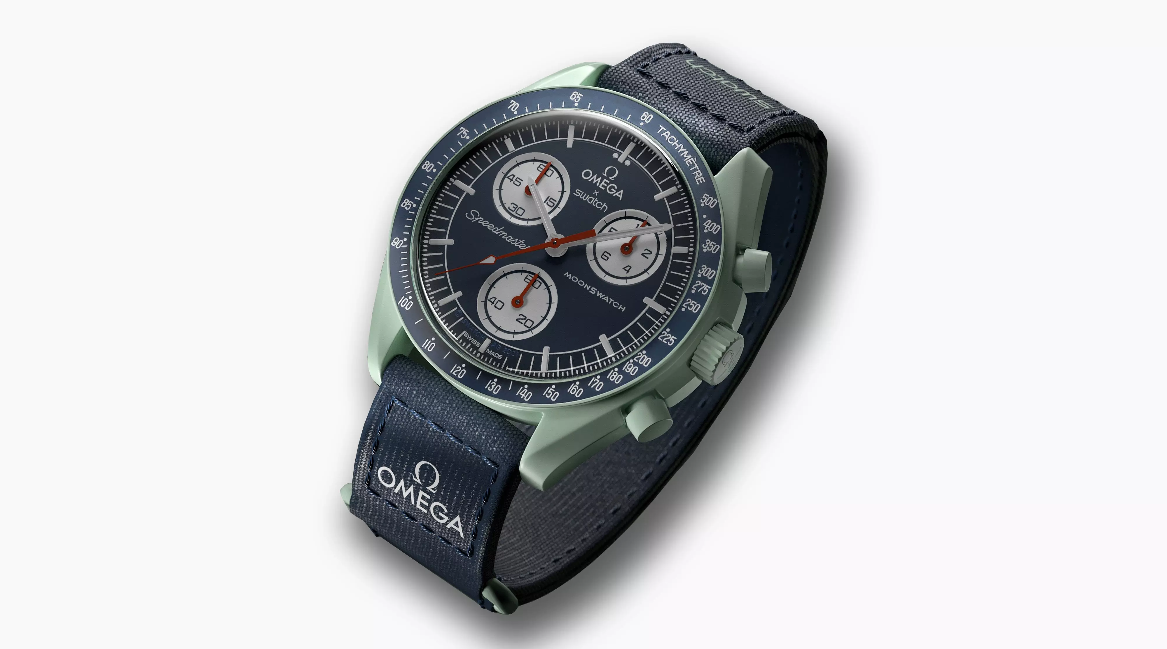 Swatch X Omega MoonSwatch Earth Low-poly 3D model