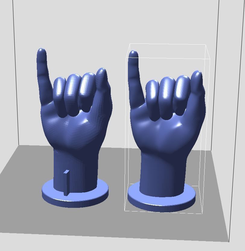 ASL Alphabet 3D print model_13