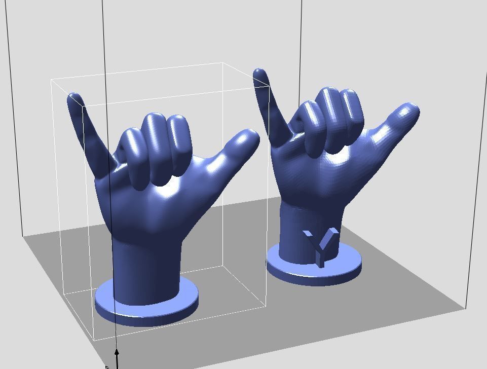 ASL Alphabet 3D print model_29