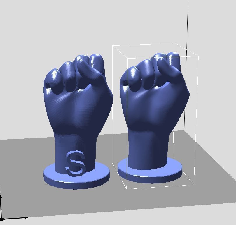 ASL Alphabet 3D print model_23