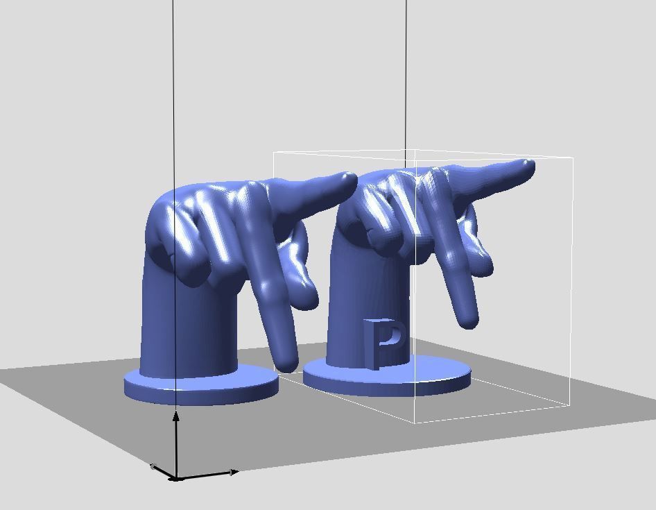 ASL Alphabet 3D print model_20