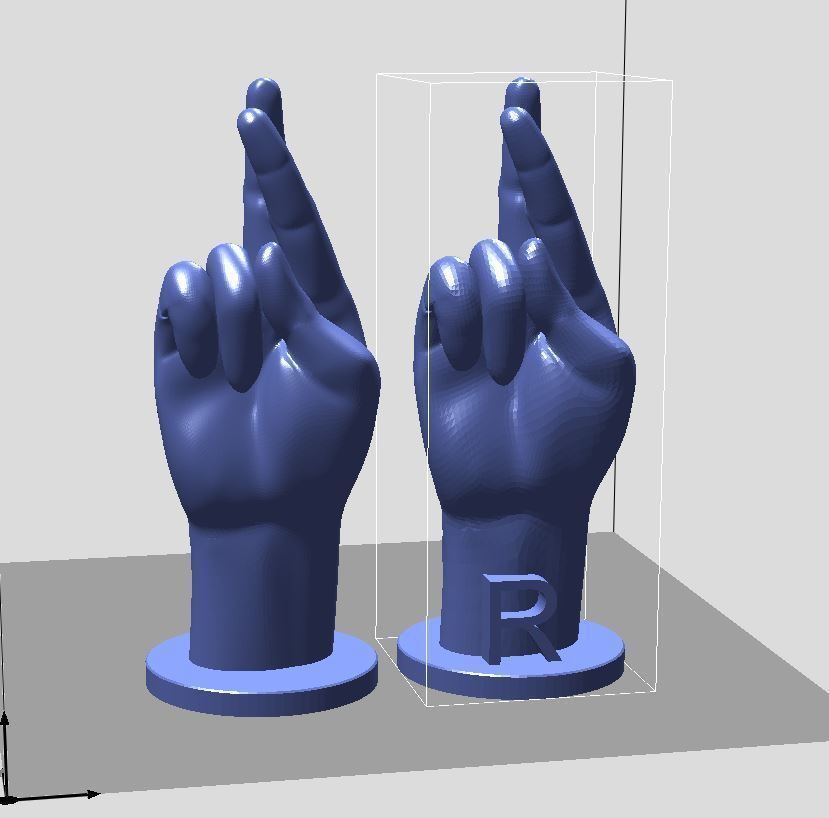 ASL Alphabet 3D print model_22