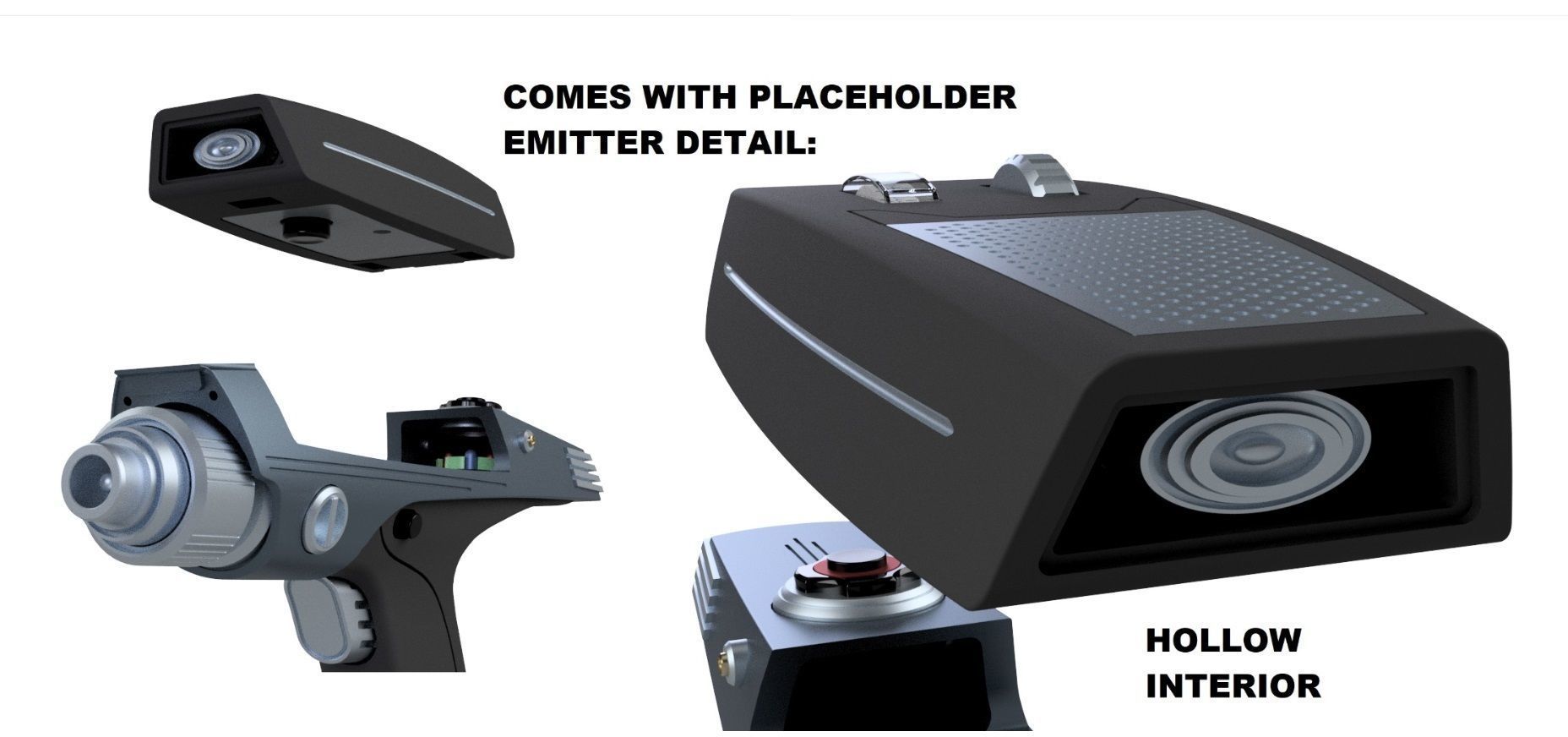 Strange New Phaser 3D print model_6