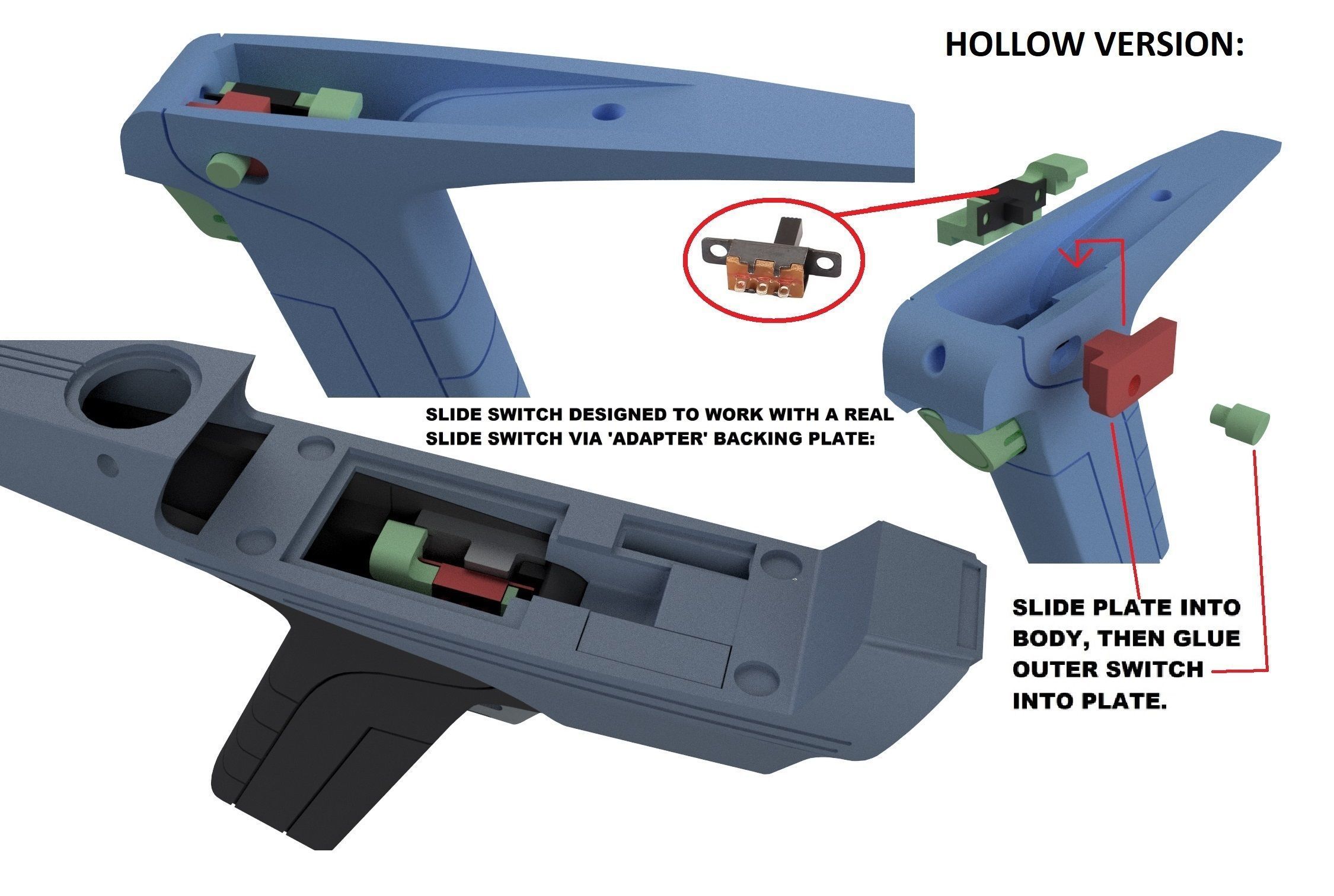 Strange New Phaser 3D print model_9
