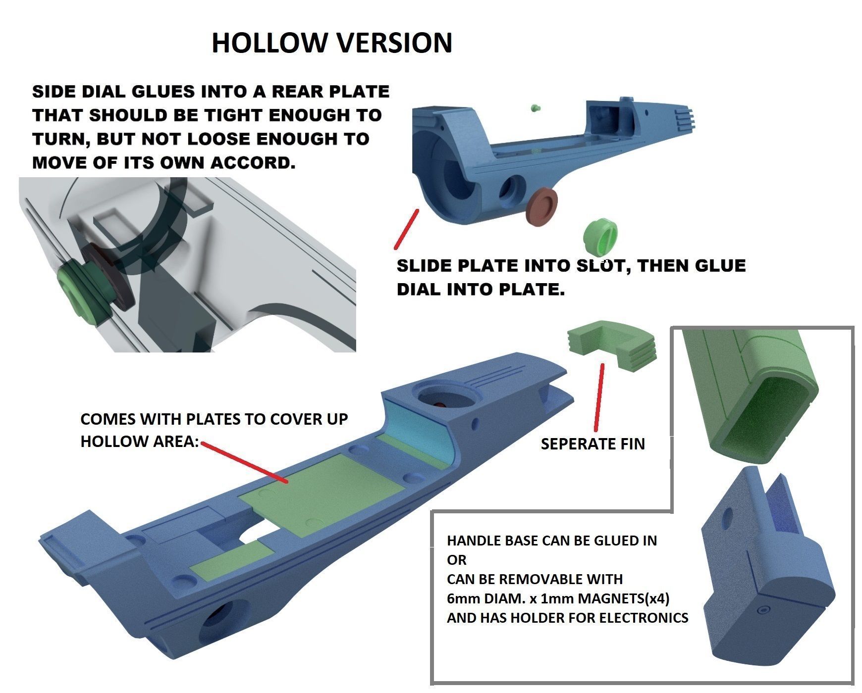 Strange New Phaser 3D print model_10