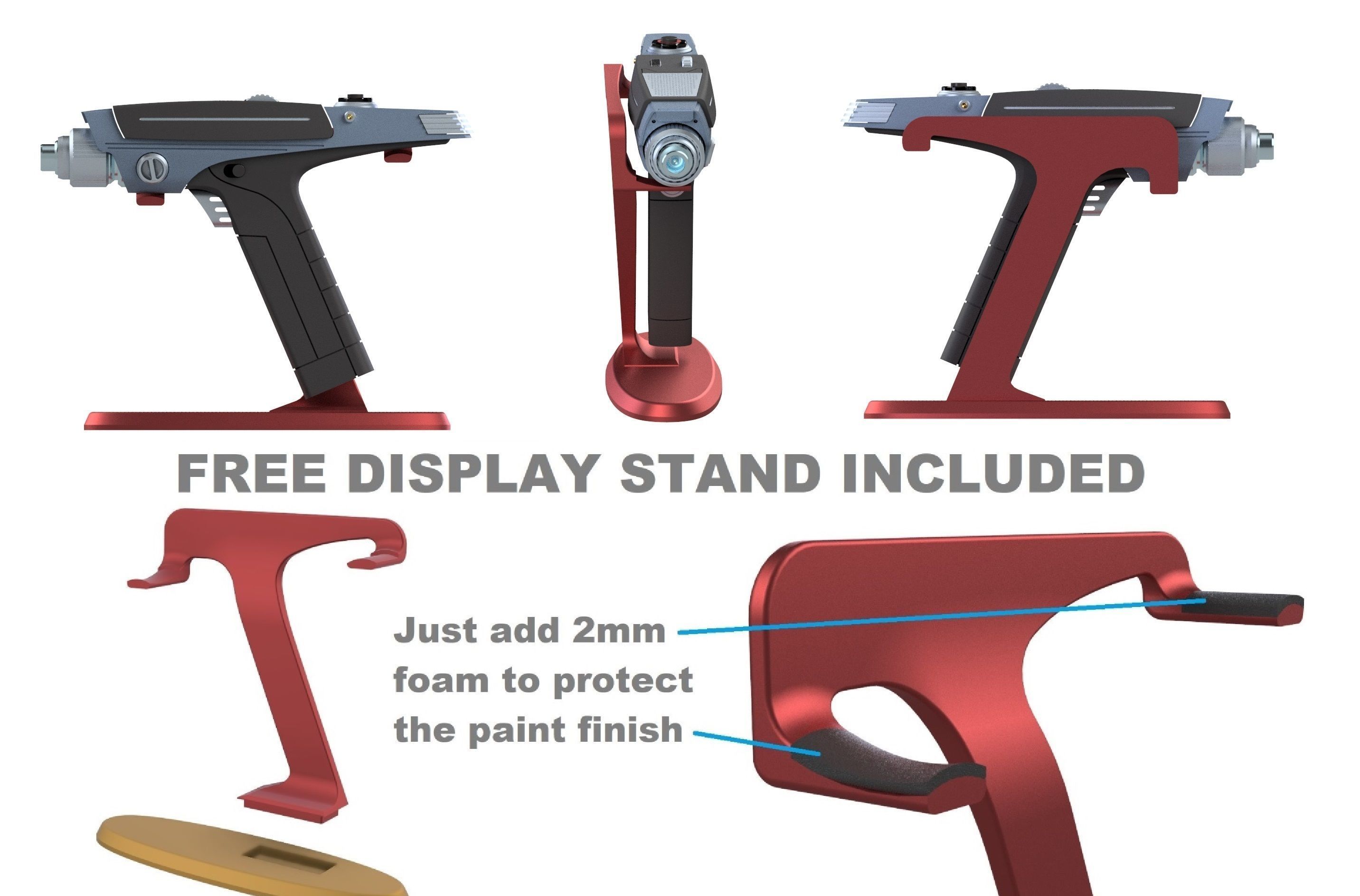 Strange New Phaser 3D print model_13