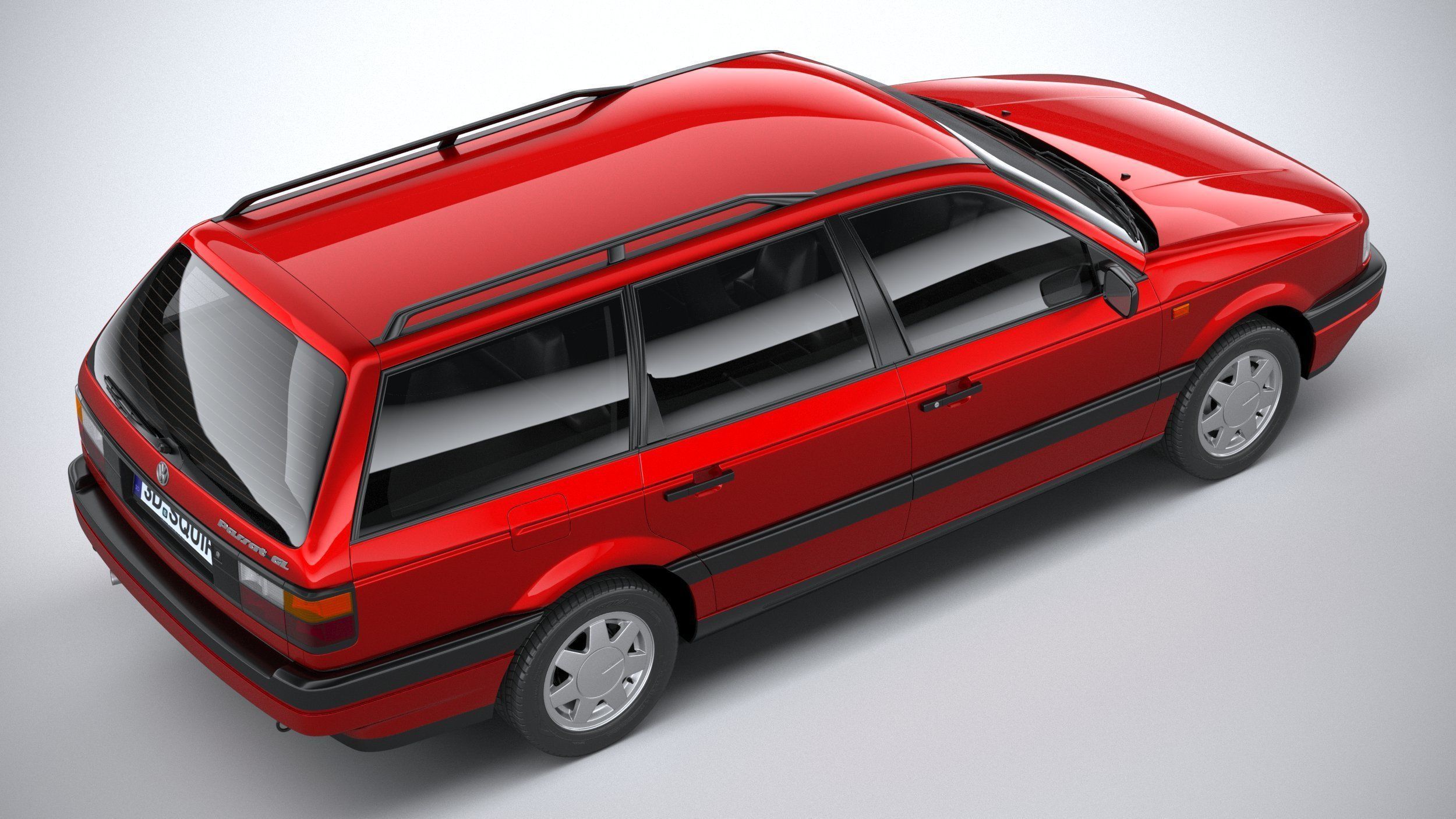 Volkswagen Passat B3 variant 3D model_10