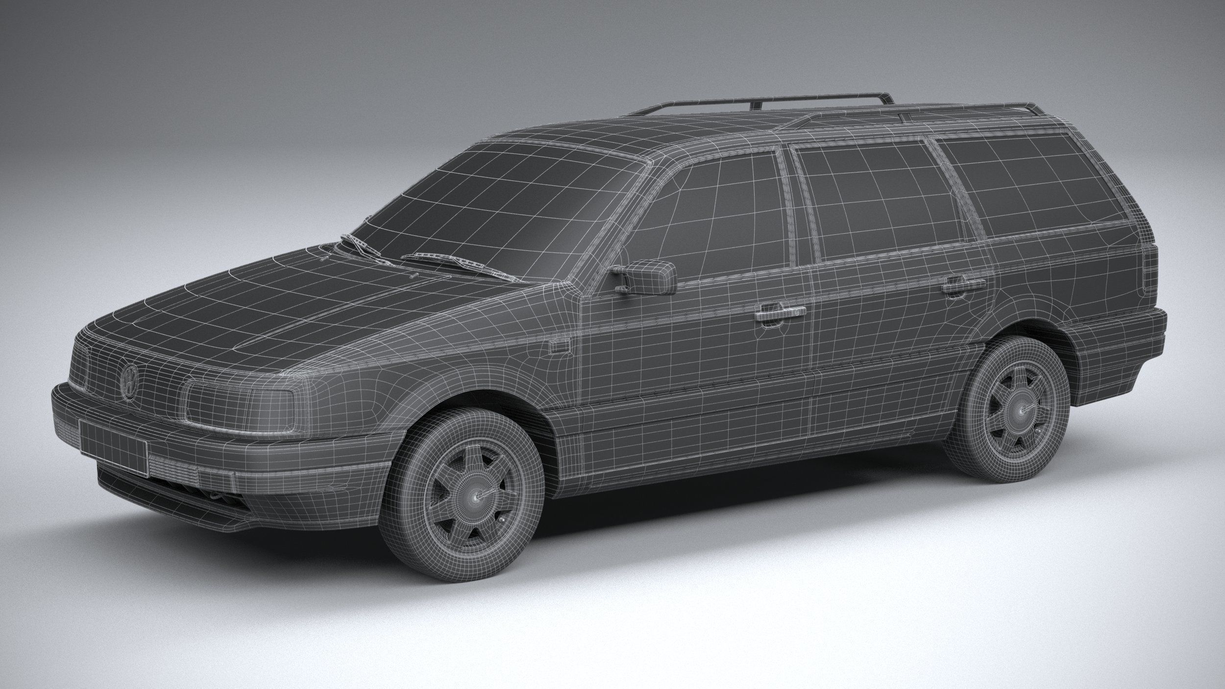 Volkswagen Passat B3 variant 3D model_28