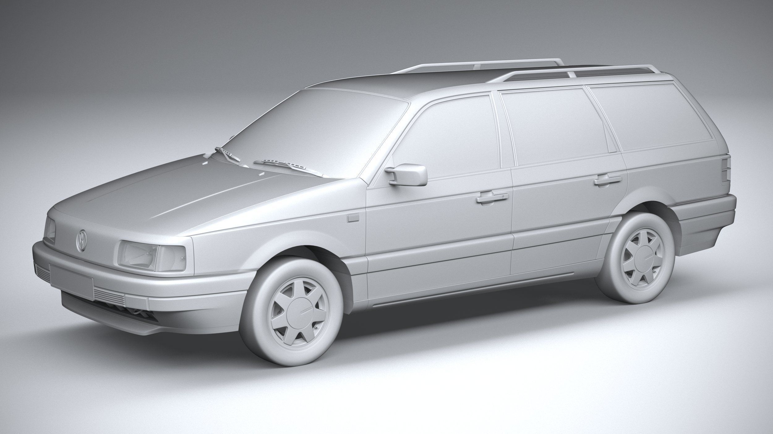 Volkswagen Passat B3 variant 3D model_19