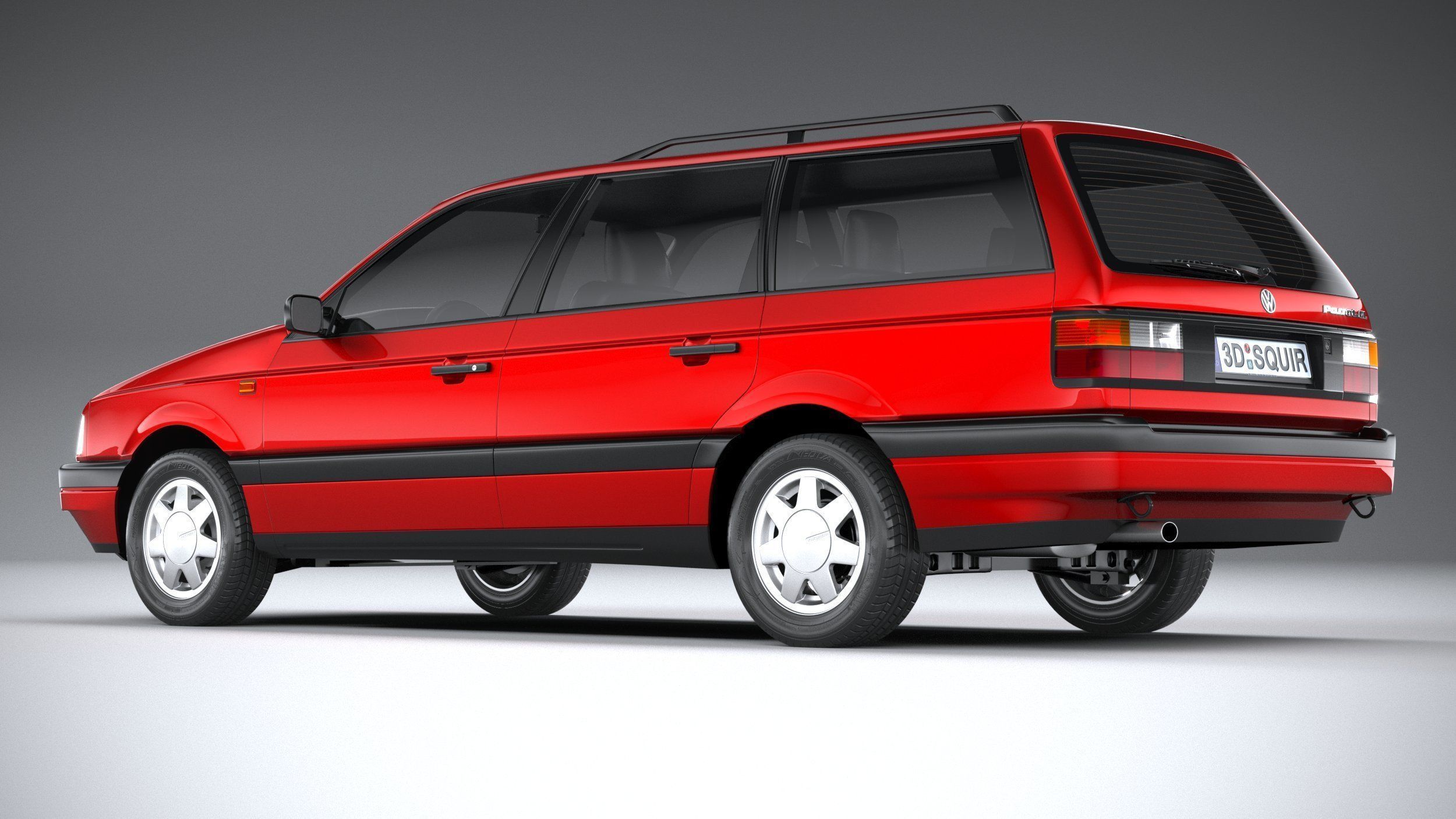 Volkswagen Passat B3 variant 3D model_5