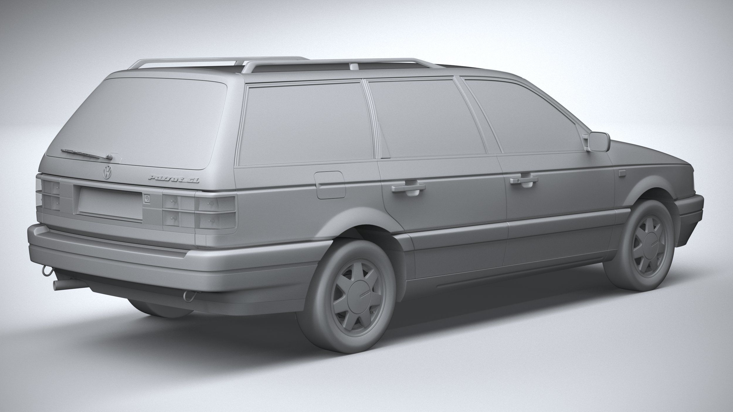 Volkswagen Passat B3 variant 3D model_25