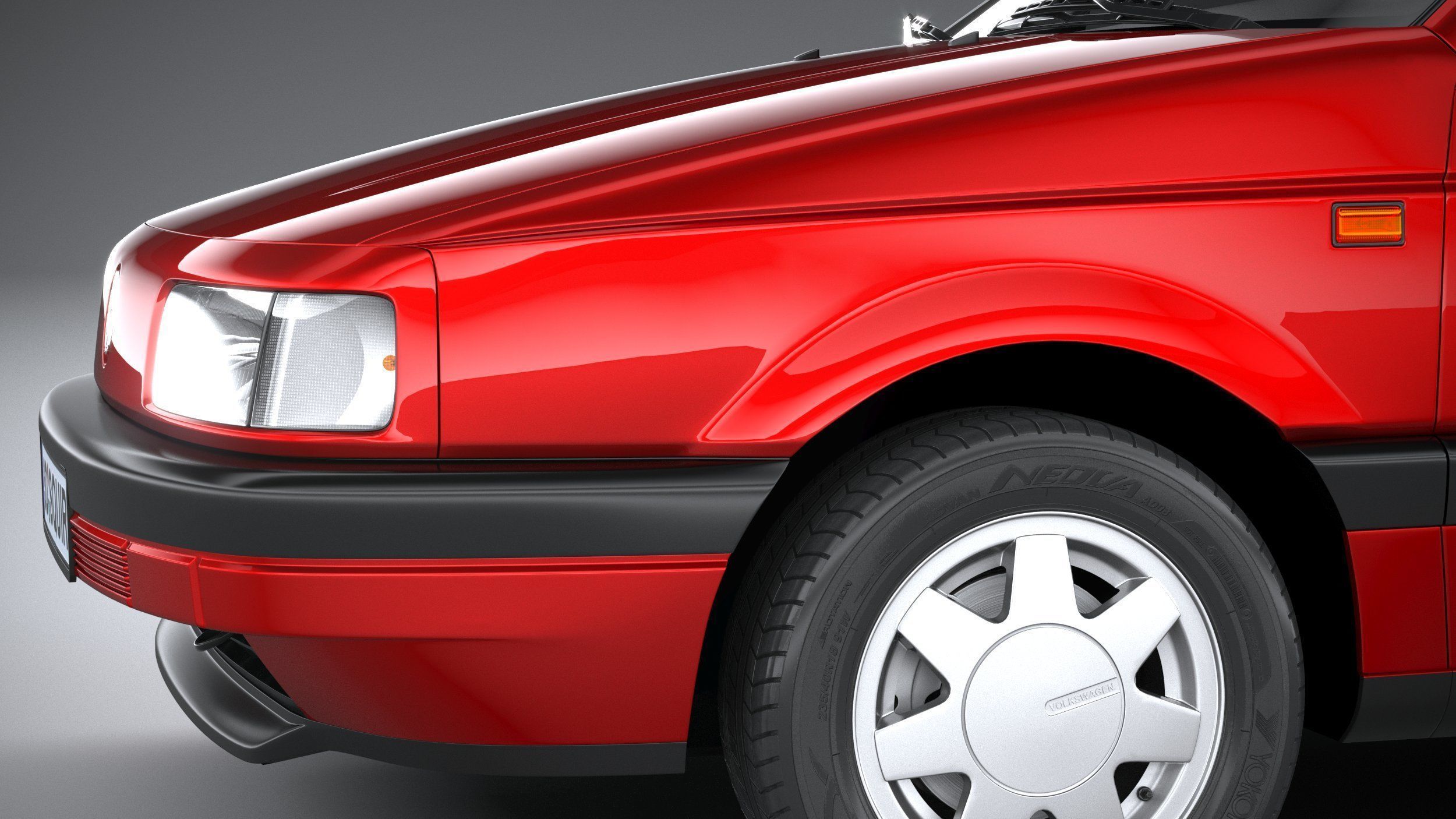 Volkswagen Passat B3 variant 3D model_3