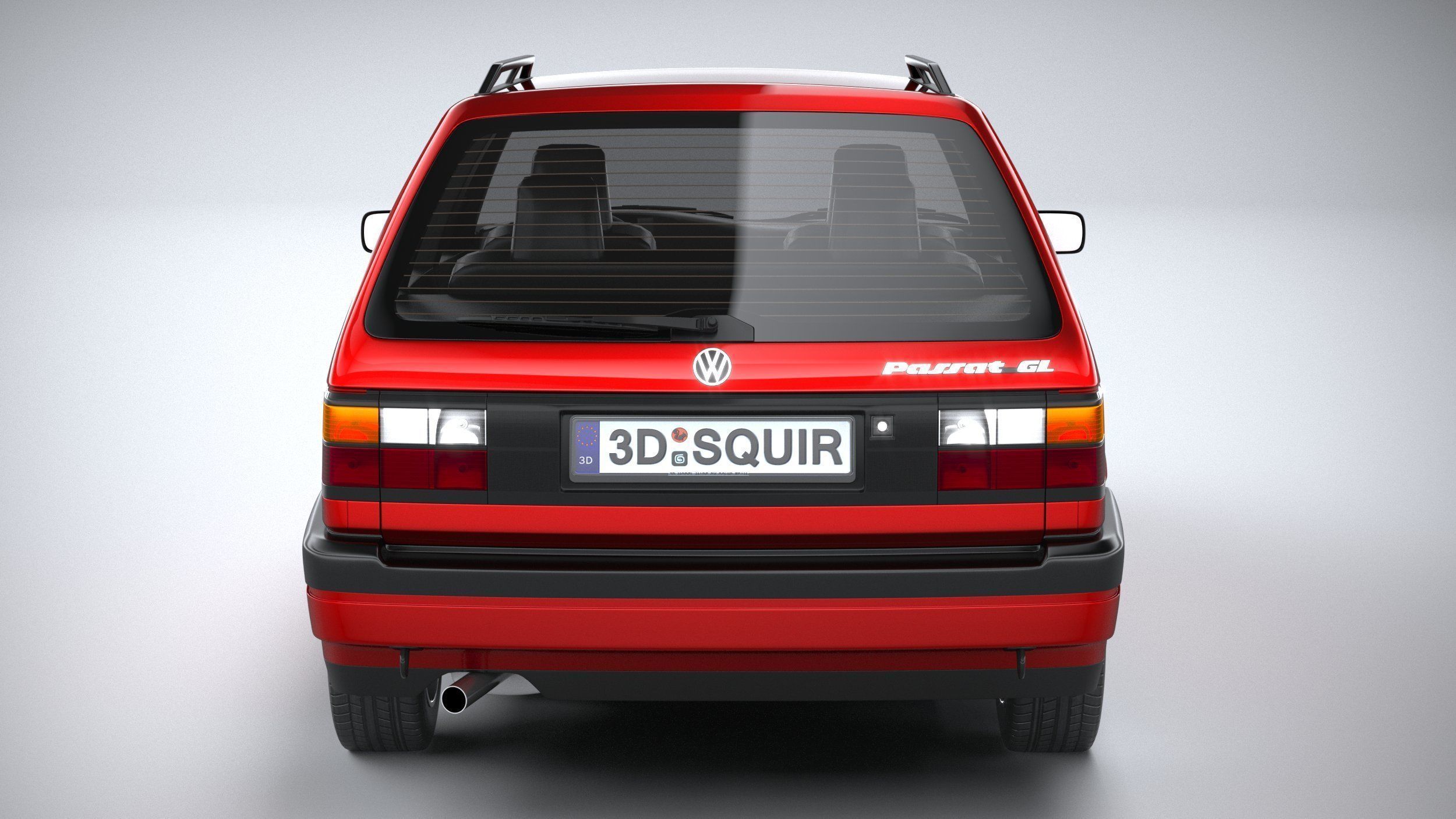 Volkswagen Passat B3 variant 3D model_4