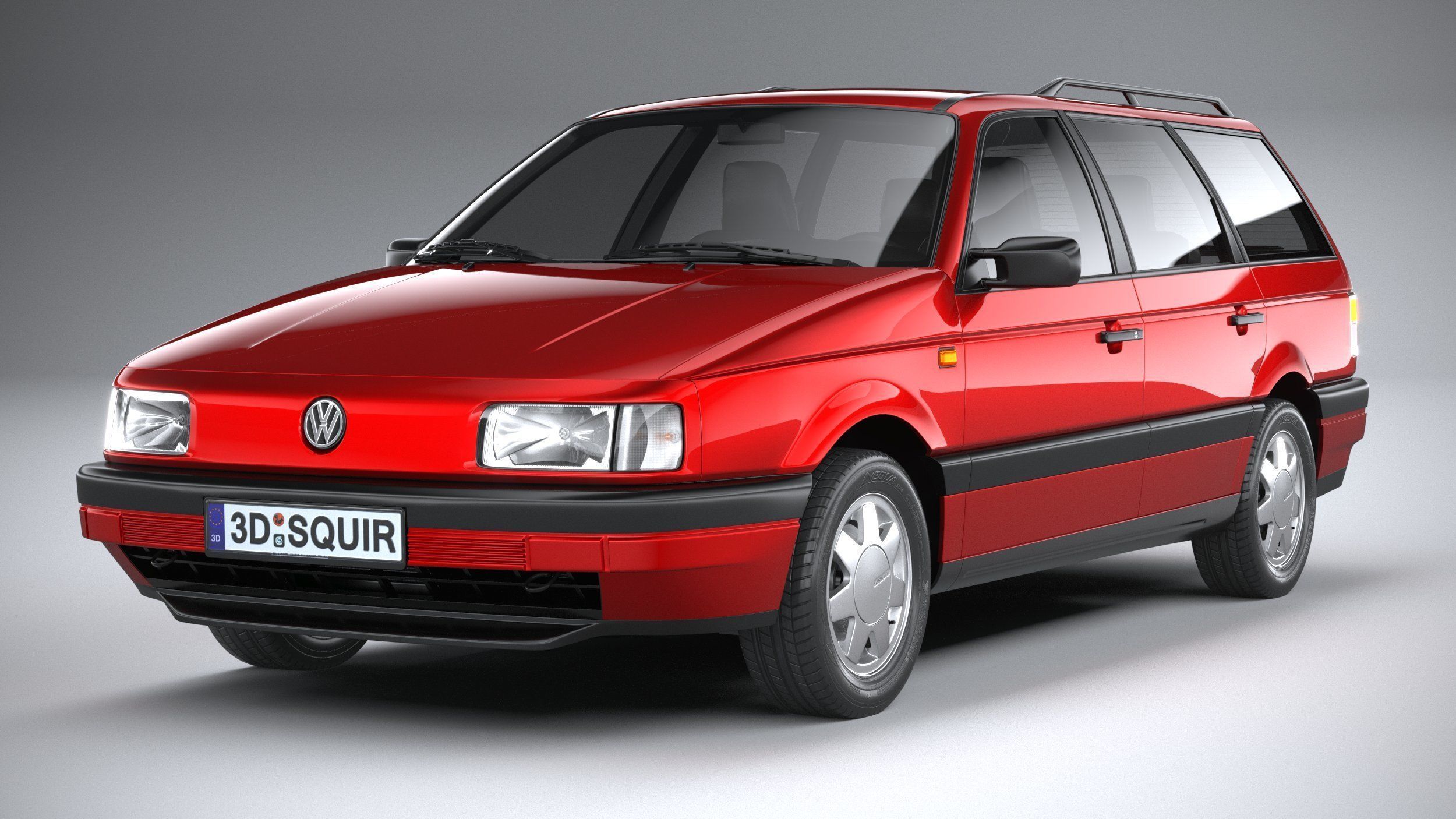 Volkswagen Passat B3 variant 3D model_2