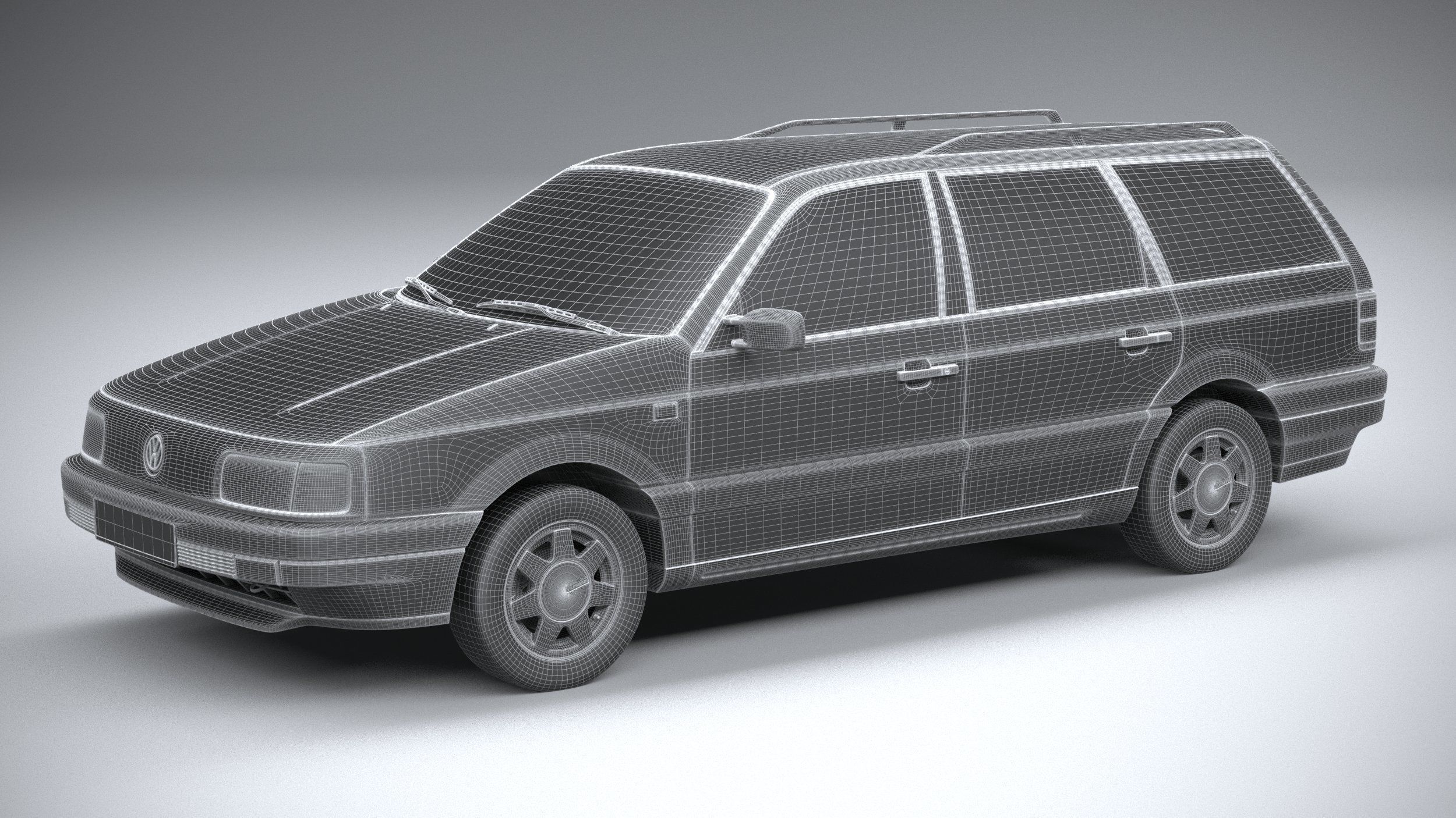Volkswagen Passat B3 variant 3D model_26
