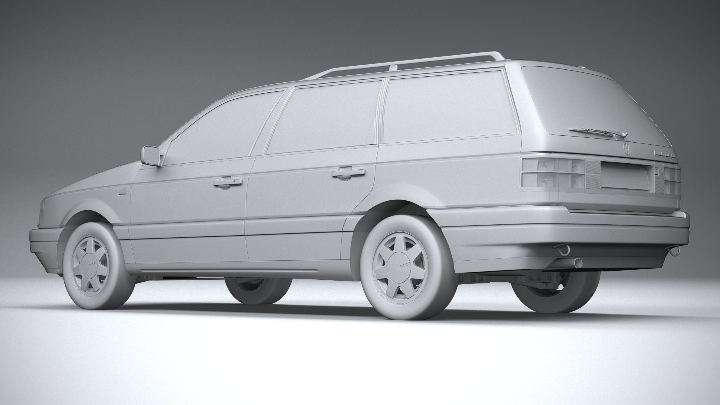 Volkswagen Passat B3 variant 3D model_21