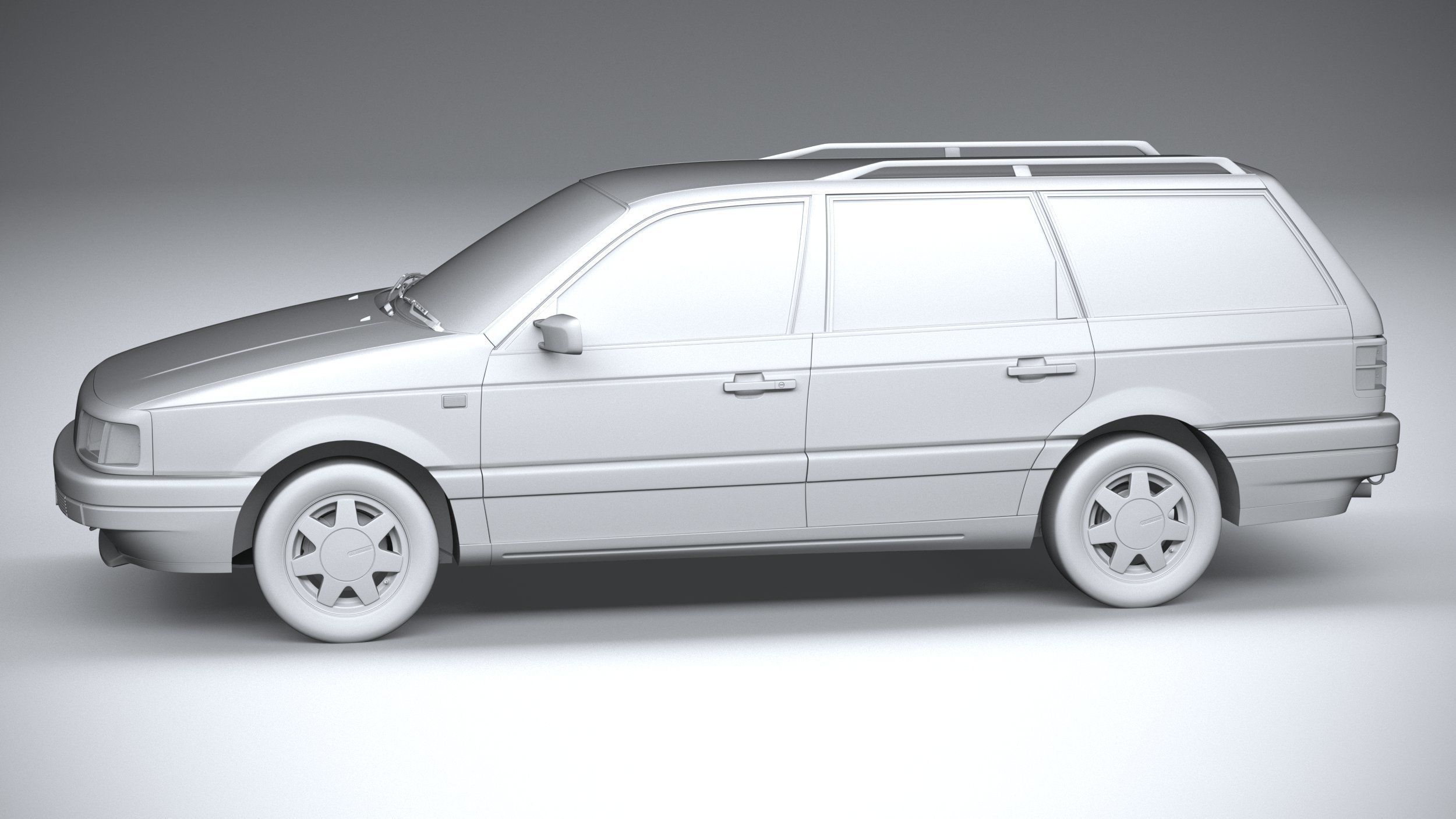 Volkswagen Passat B3 variant 3D model_22