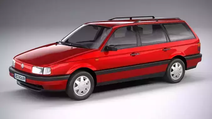 Volkswagen Passat B3 variant 3D model