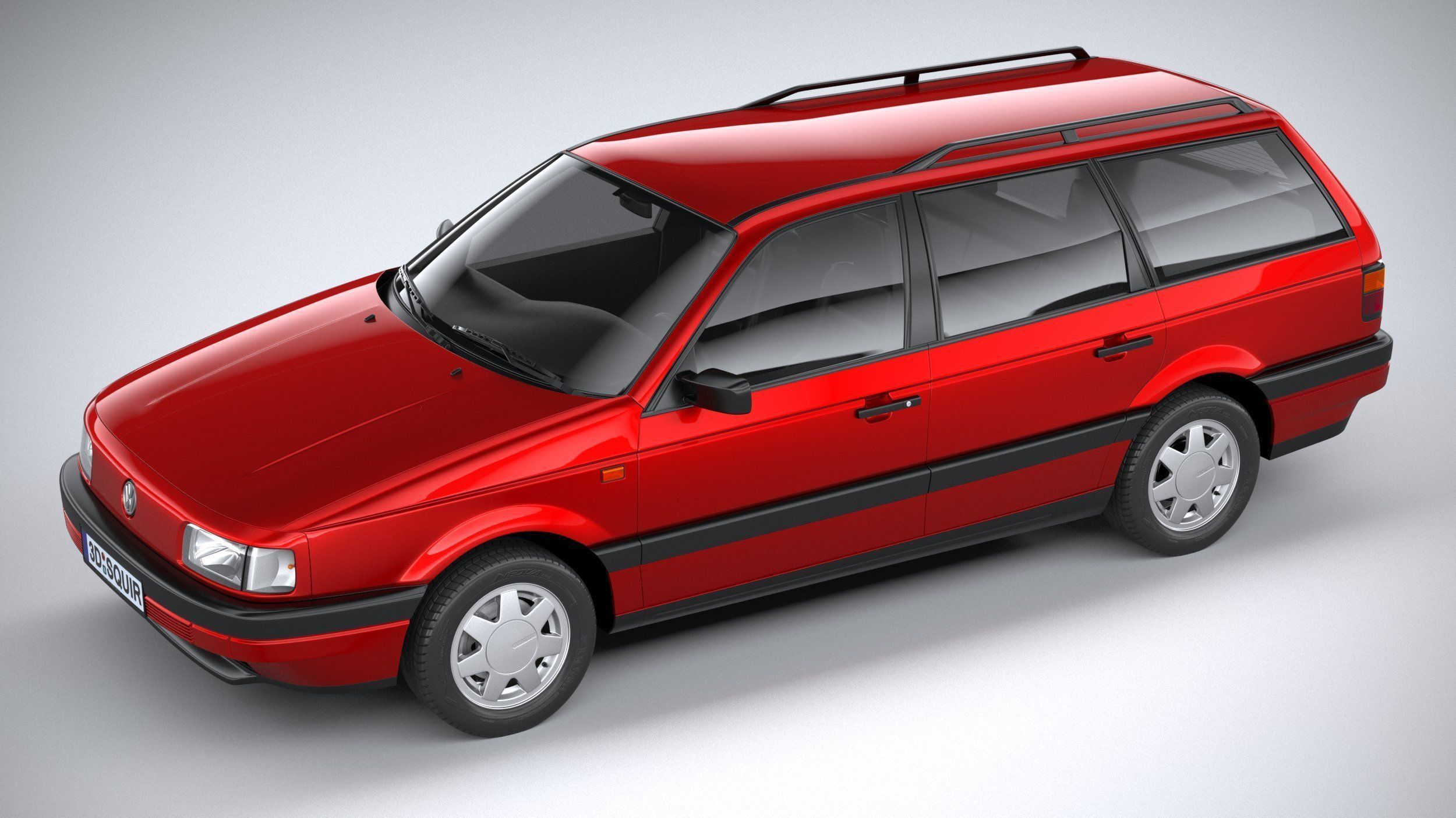 Volkswagen Passat B3 variant 3D model_7