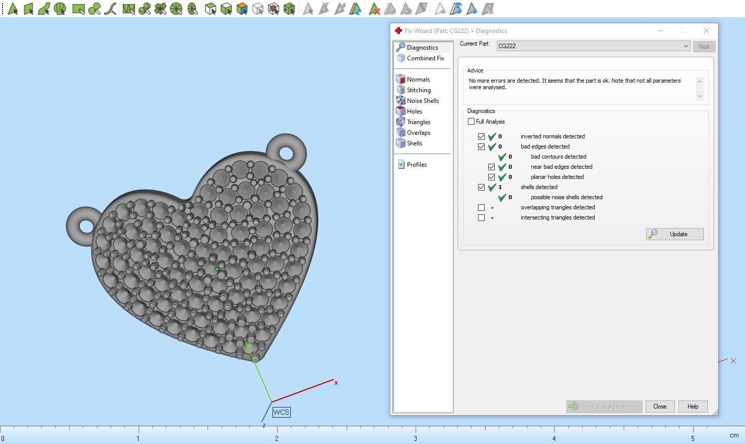 Heart pendant  3D print model_12