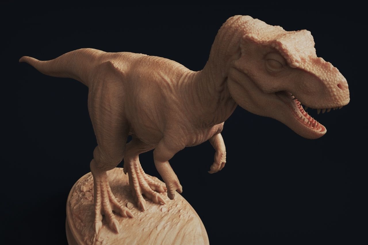 The Lost World Juvenile Tyrannosaurus Rex - 3D Print Model 3D print model_11