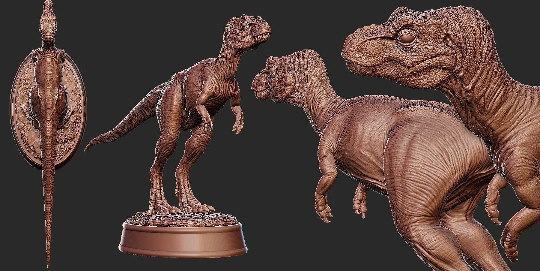 The Lost World Juvenile Tyrannosaurus Rex - 3D Print Model 3D print model_14