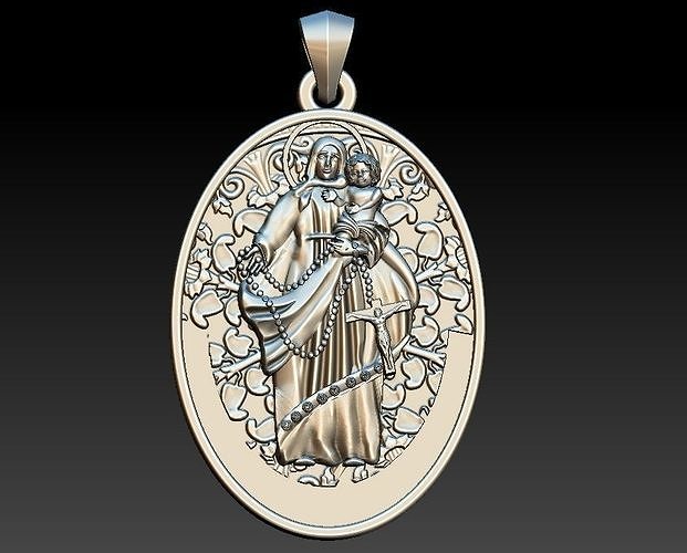 Our Lady Of Rosary - Nossa Senhora do Rosario 3D print model