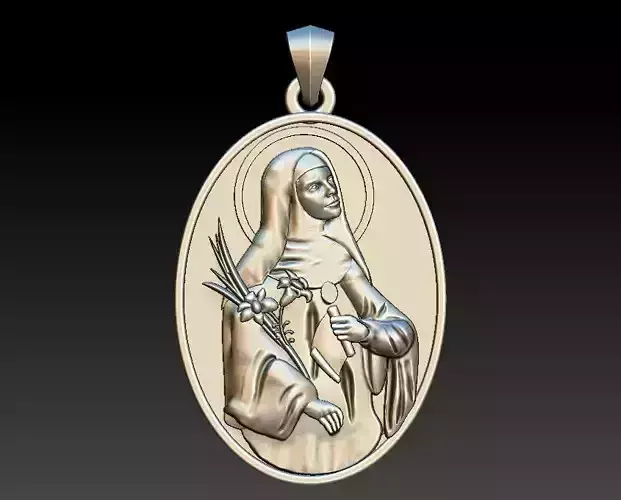 Saint Beatrice - Santa Beatriz  3D print model