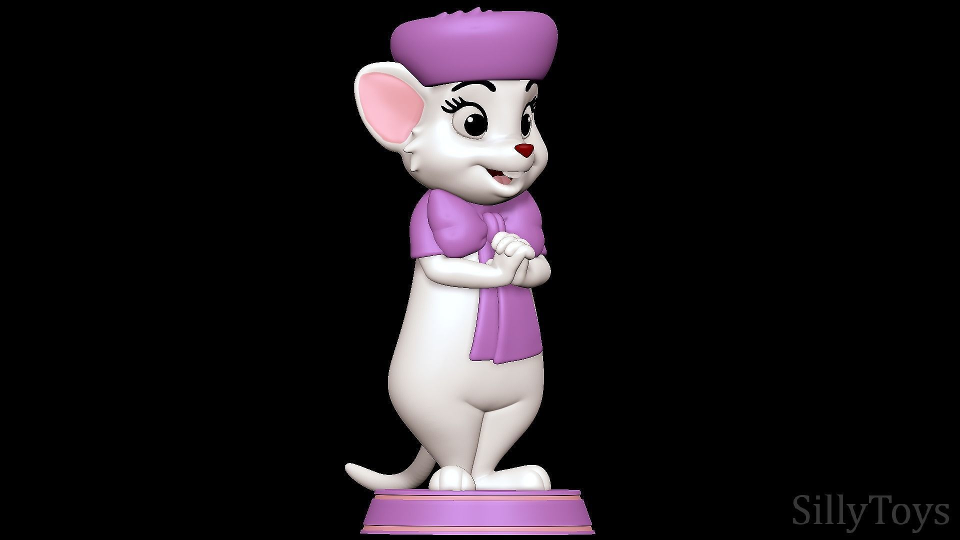 Miss Bianca - The Rescuers 3D print model_5