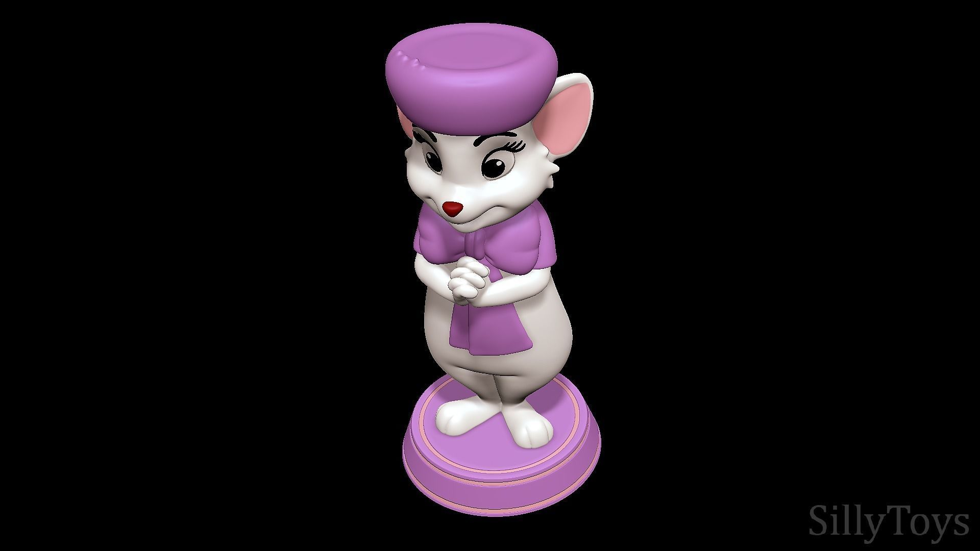 Miss Bianca - The Rescuers 3D print model_6