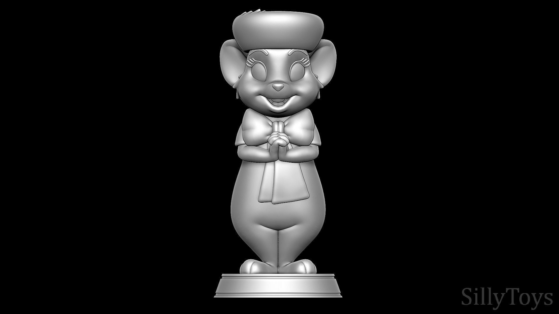 Miss Bianca - The Rescuers 3D print model_7