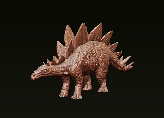 Stegosaurus dinosaur 3D print model