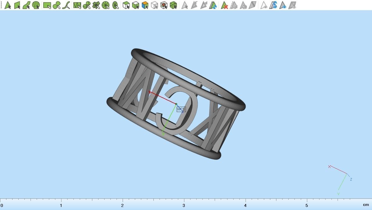 jewelry ring 1999 M CM XC IX 3D print model_21