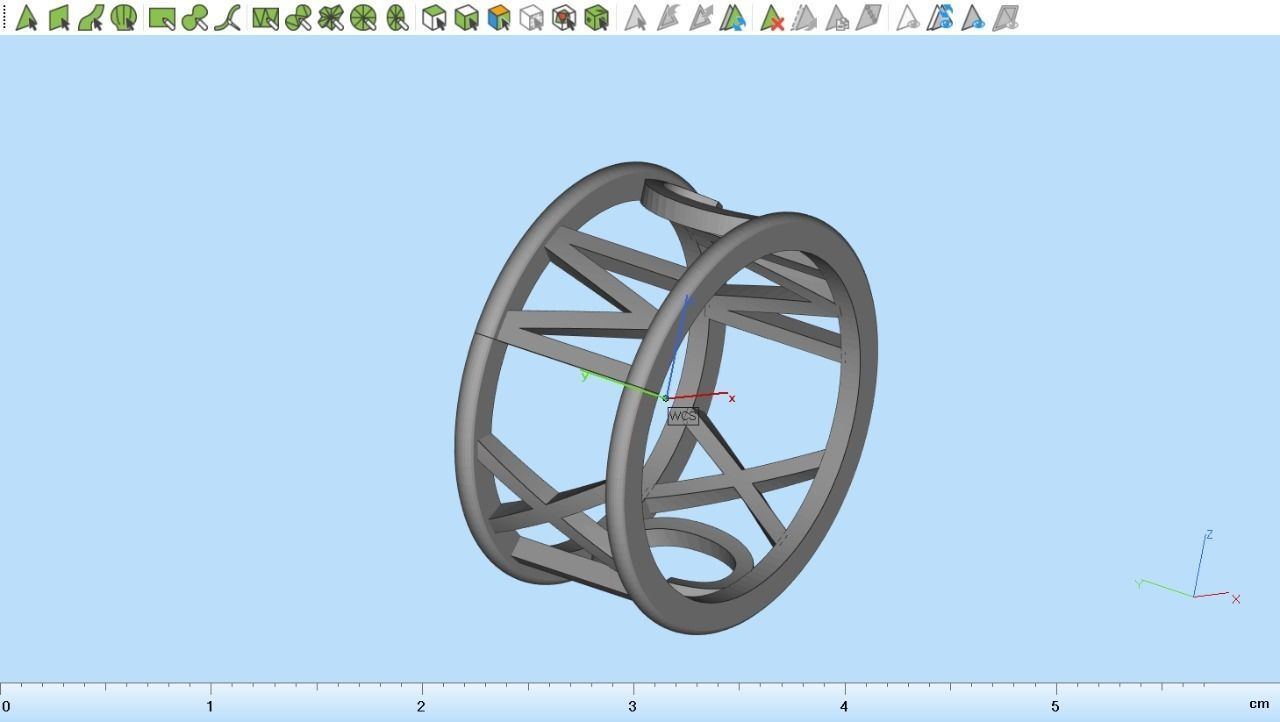 jewelry ring 1999 M CM XC IX 3D print model_18