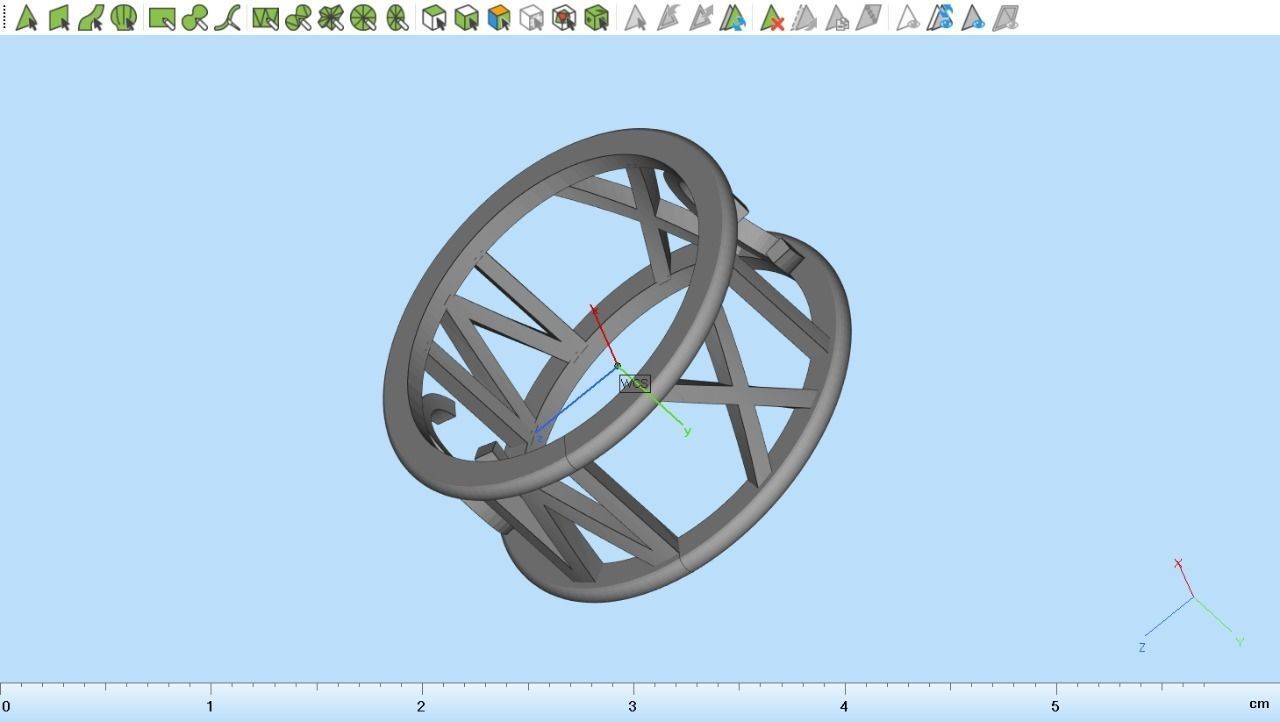 jewelry ring 1999 M CM XC IX 3D print model_23