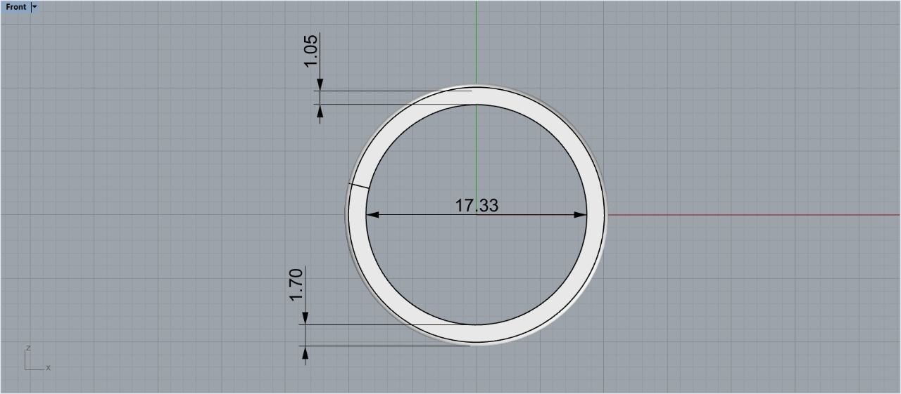 jewelry ring 1999 M CM XC IX 3D print model_2