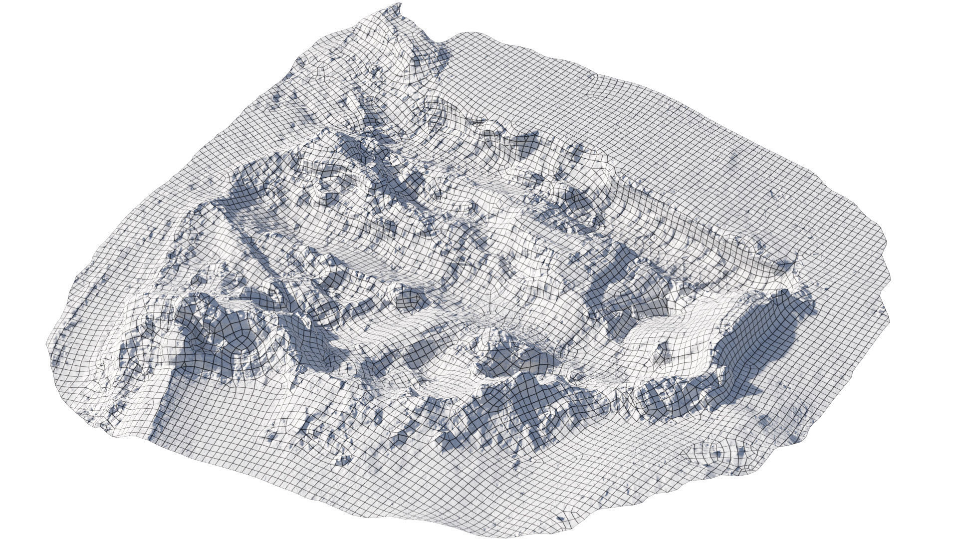 Hole in the snow 2 3D model_5