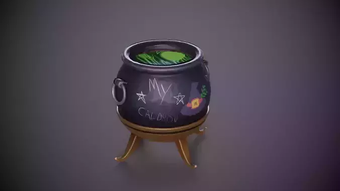 Stylized Child Cauldron