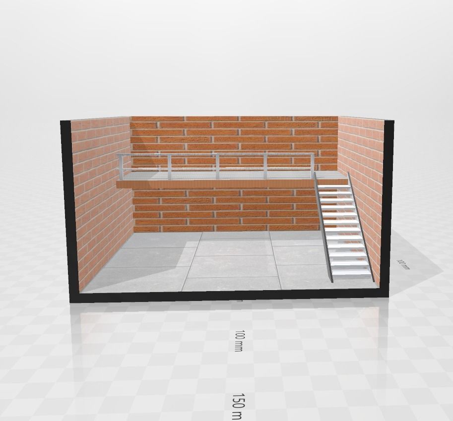 GARAGE DIORAMA 1-64 3D print model_4