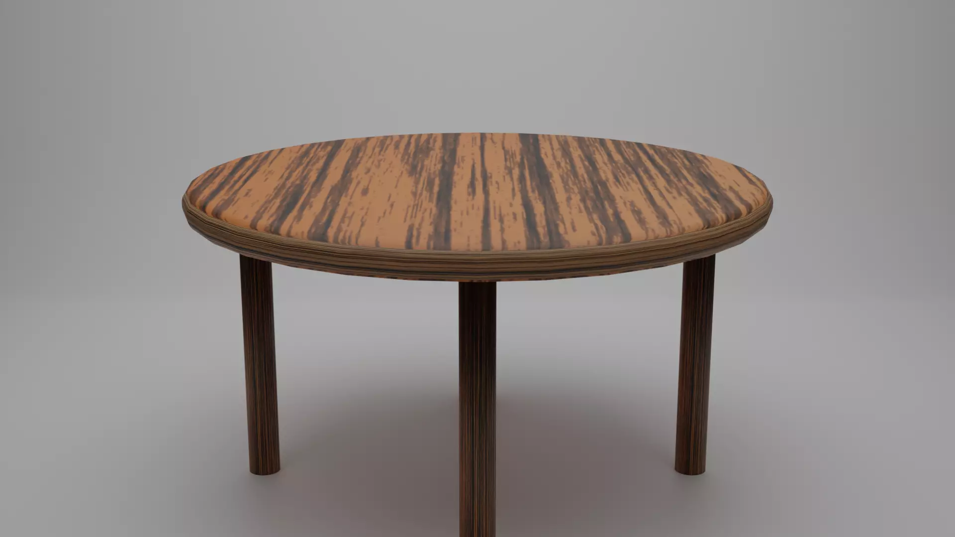 Brown Wooden Chair Free low-poly 3D model