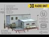 Radio Unit Low-poly 3D model_1