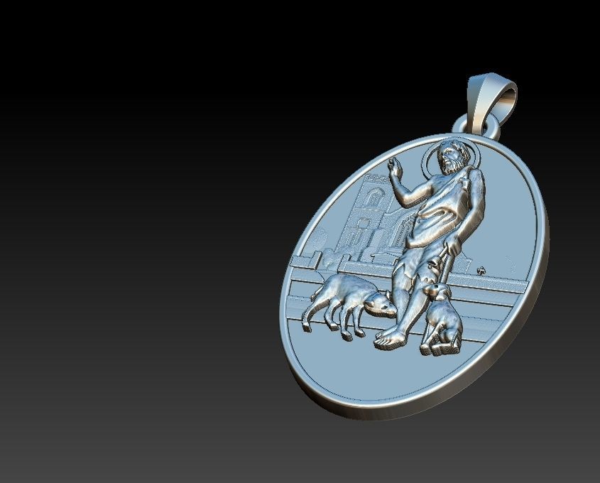 Saint Lazarus - Sao Lazaro  3D print model_9